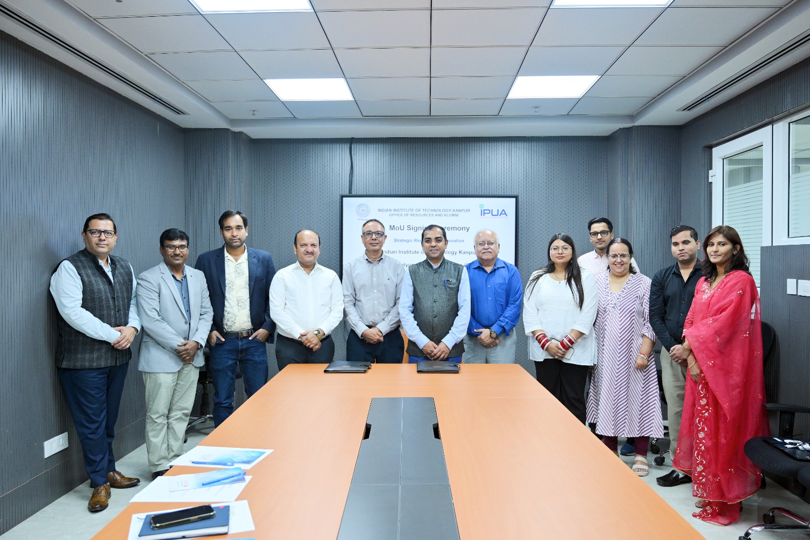 IPUA has signed an MoU with Indian Institute of Technology Kanpur